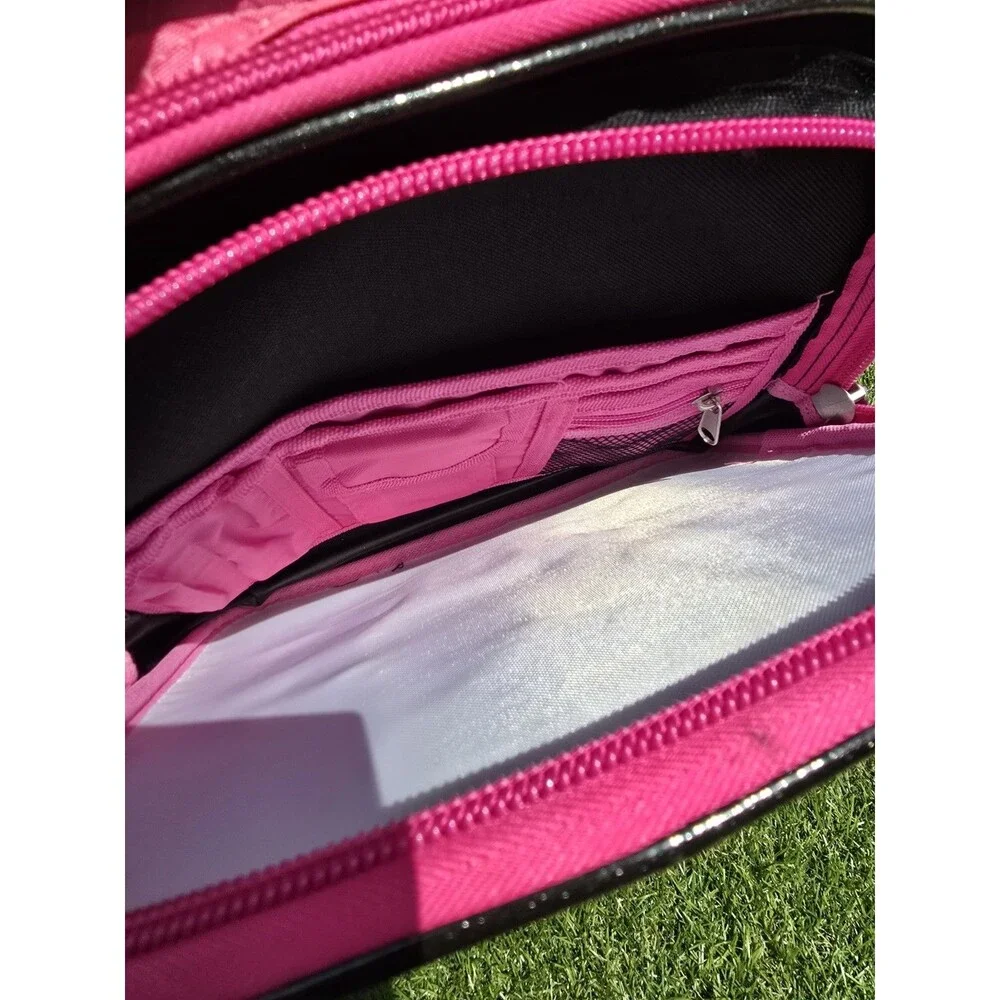 LOL Surprise Backpack Born To 16” Reflective Padded Back Girls Pink/Black NWOT